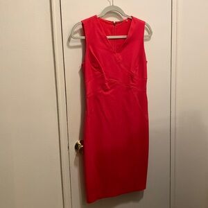 Elie tahari sleeveless pink shift dress